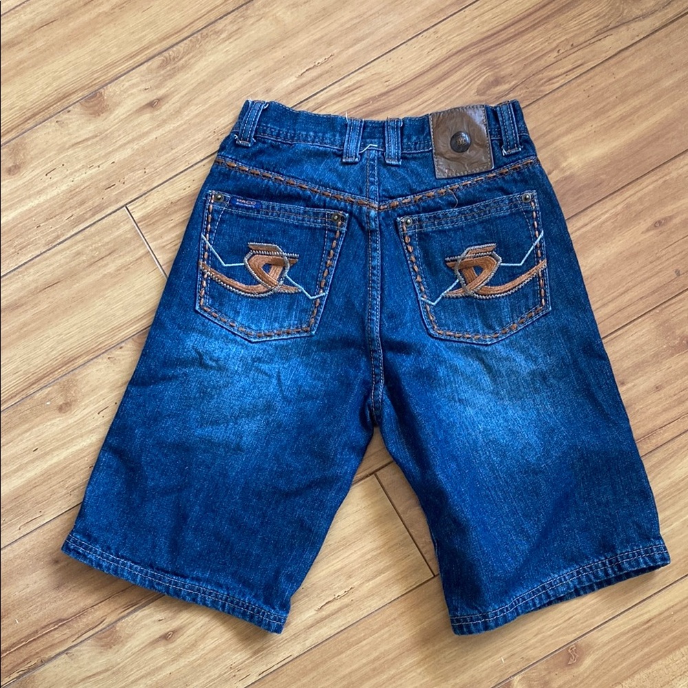 Womens Blue Denim Shorts